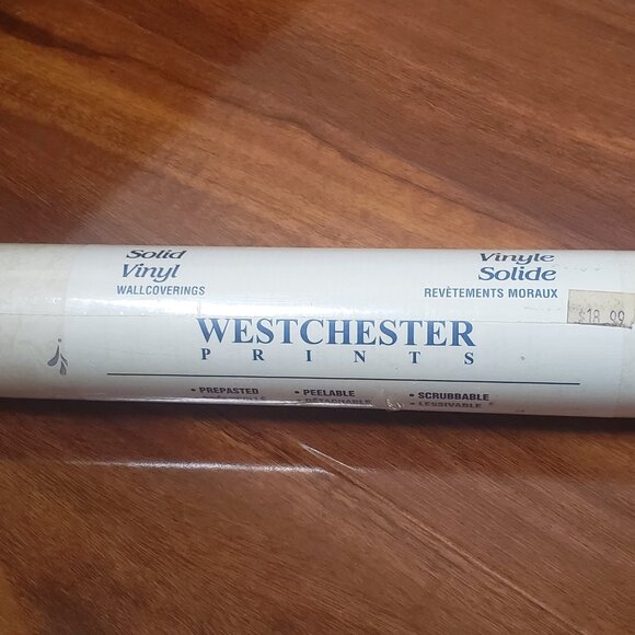 Vinyl Wallcovering / Wallpaper Floral Print Double Roll - Picture 4 of 9